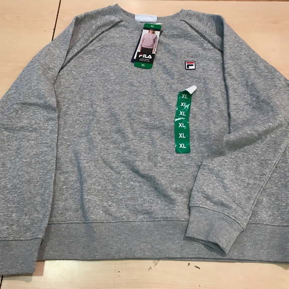 fila ladies heritage french terry crew